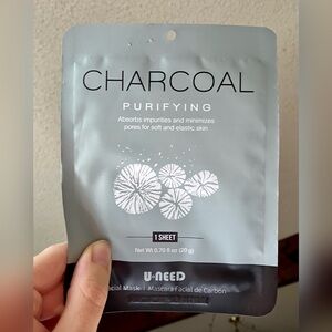 U-NEED Charcoal Sheet Mask